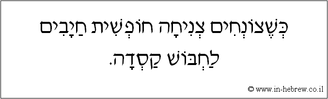 עברית: כשצונחים צניחה חופשית חייבים לחבוש קסדה.